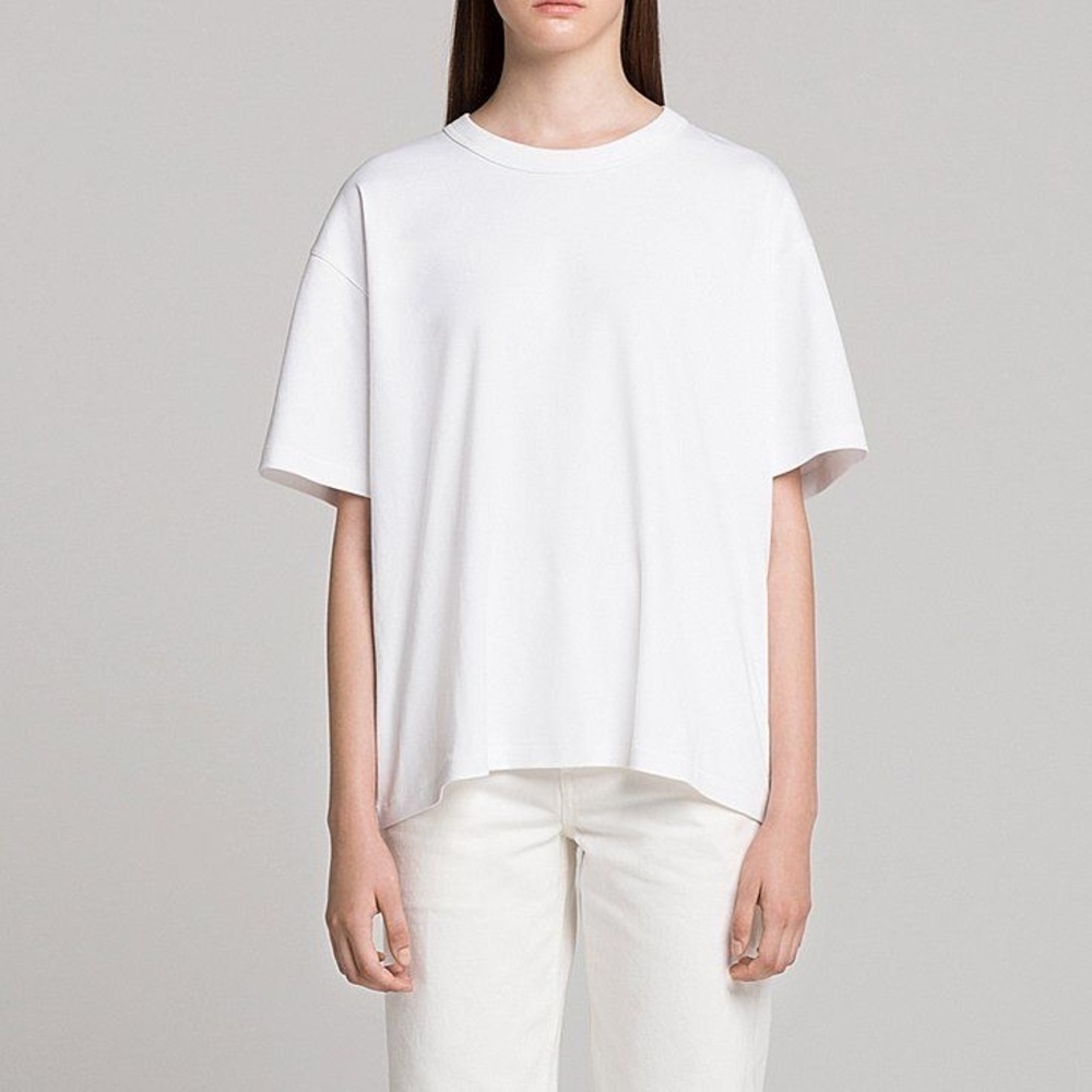 NWT AIRism White Cotton Oversized T-Shirt | Uniqlo